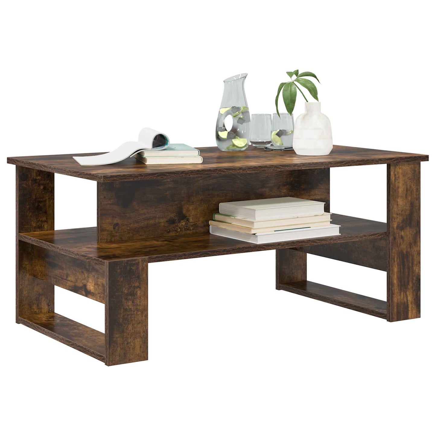 Tavolino da salotto Rovere fumé 90 x 50 x 40 cm | homemem39