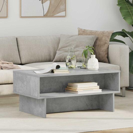 Tavolino da salotto Grigio cemento 80 x 46 x 35 cm | homemem39
