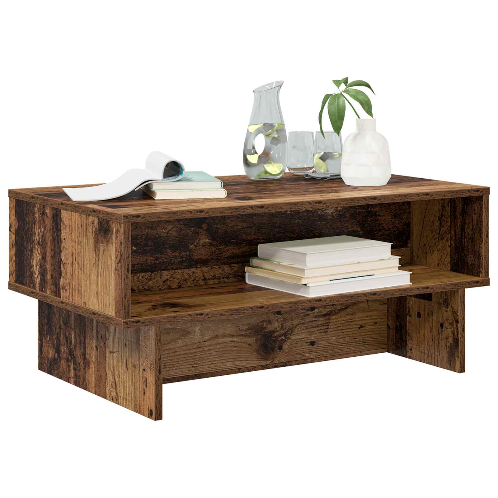 Tavolino da salotto Legno vecchio 80 x 46 x 35 cm | homemem39