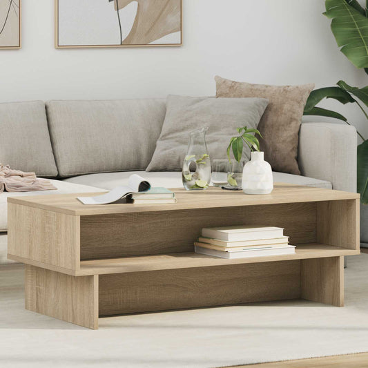 Tavolino da salotto Rovere Sonoma 100 x 46 x 35 cm | homemem39