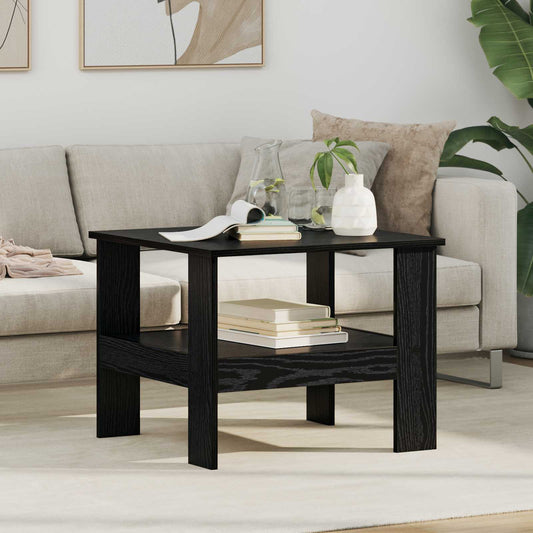 Tavolino da salotto Rovere Nero 57 x 55 x 45 cm | homemem39