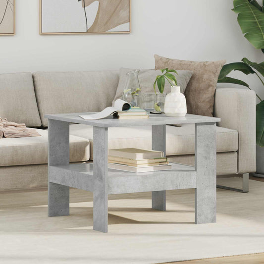 Tavolino da salotto Grigio cemento 57 x 55 x 45 cm | homemem39