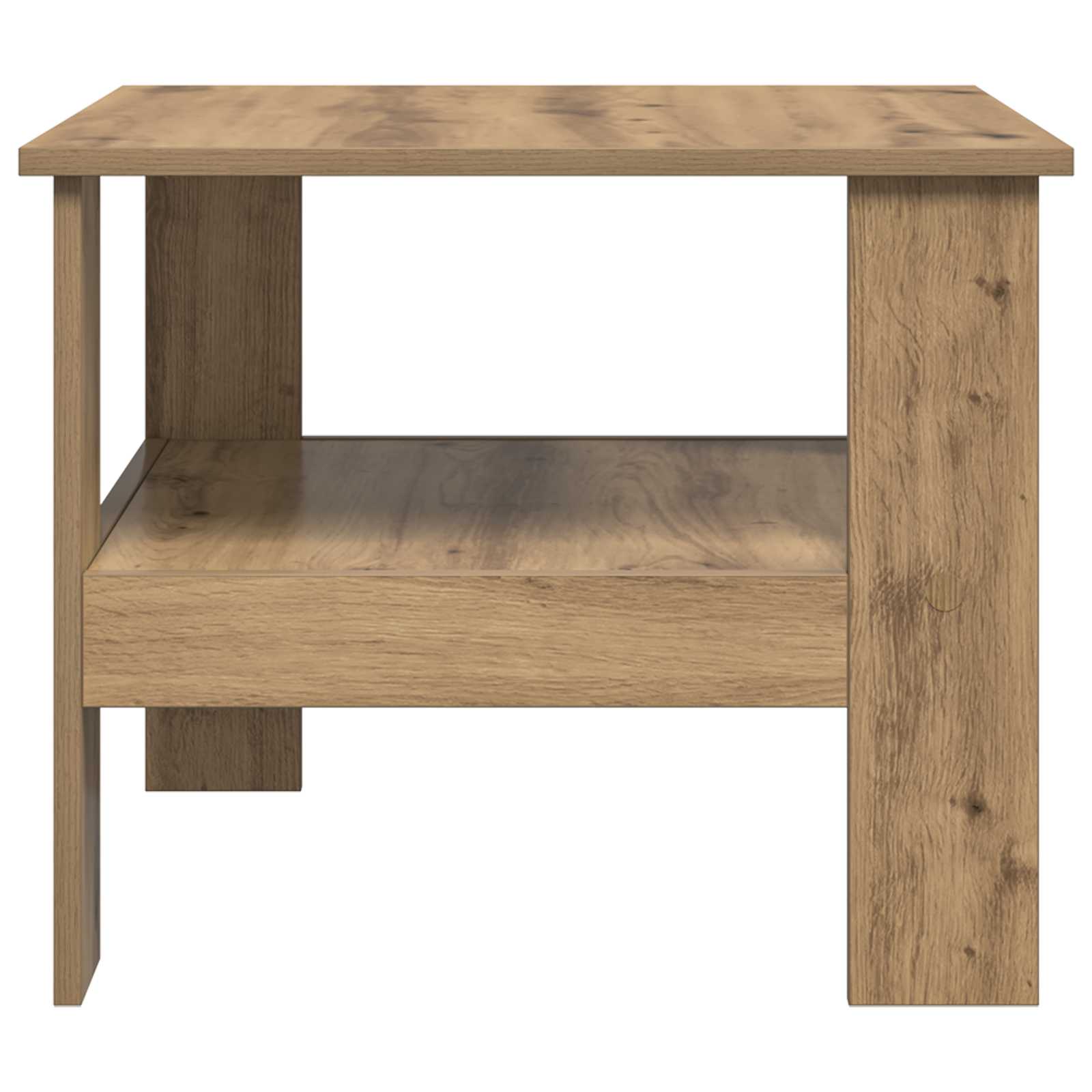 Tavolino da salotto Rovere artigianale 57 x 55 x 45 cm | homemem39