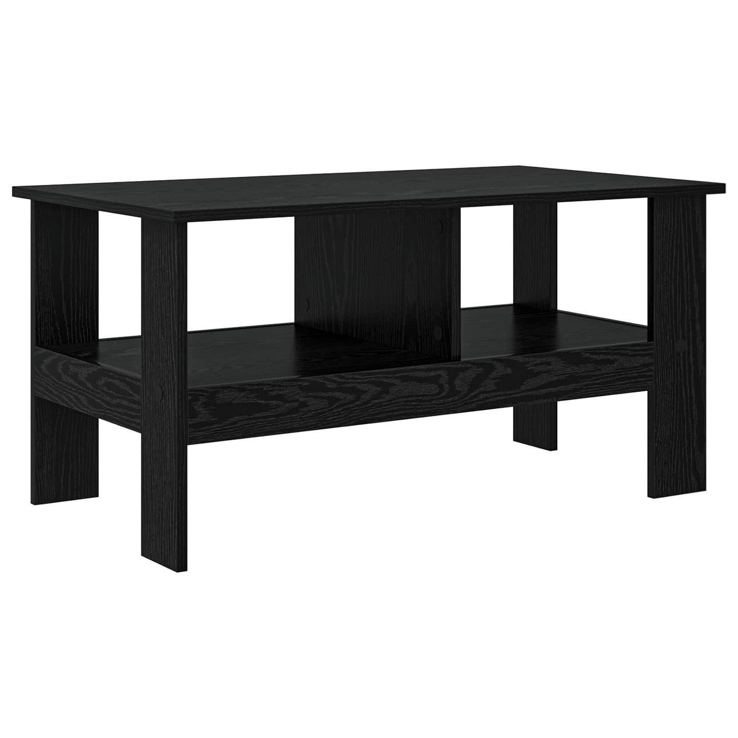 Tavolino da salotto Rovere Nero 90 x 50 x 45 cm | homemem39
