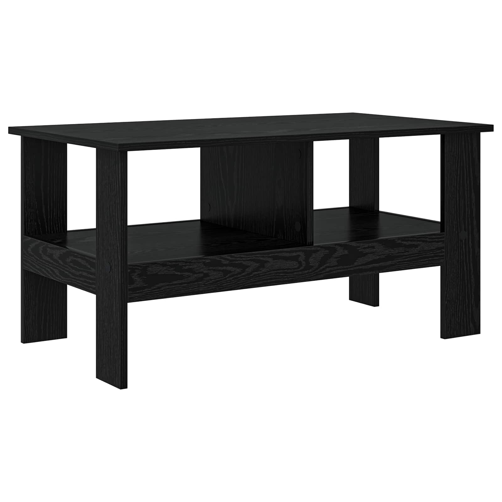 Tavolino da salotto Rovere Nero 90 x 50 x 45 cm | homemem39