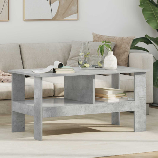 Tavolino da salotto Grigio cemento 90 x 50 x 45 cm | homemem39