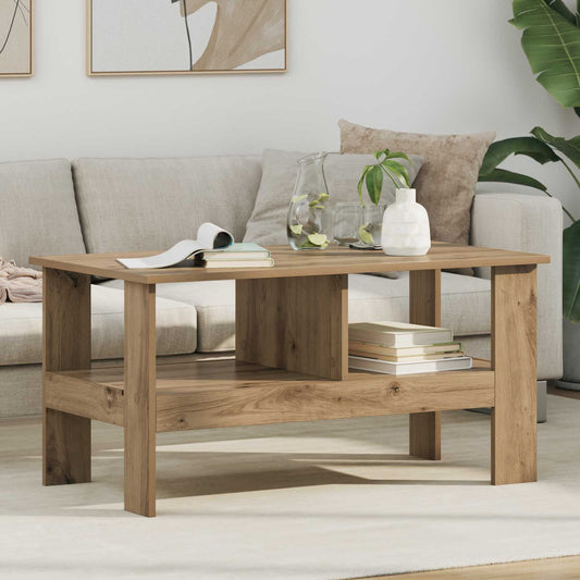 Tavolino da salotto Rovere artigianale 90 x 50 x 45 cm | homemem39