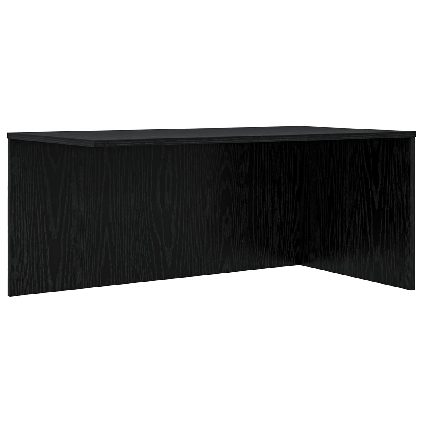 Set di Tavolini da Caffè 2 pcs Rovere Nero Legno multistrato | homemem39