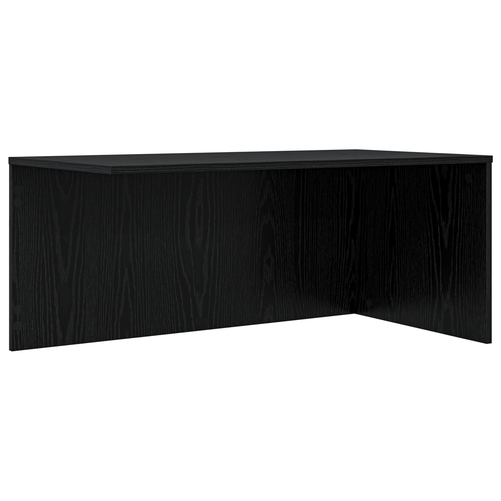 Set di Tavolini da Caffè 2 pcs Rovere Nero Legno multistrato | homemem39