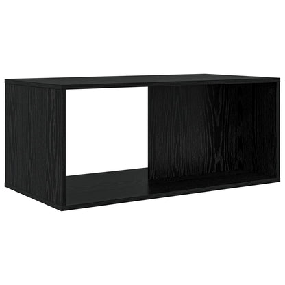 Set di Tavolini da Caffè 2 pcs Rovere Nero Legno multistrato | homemem39