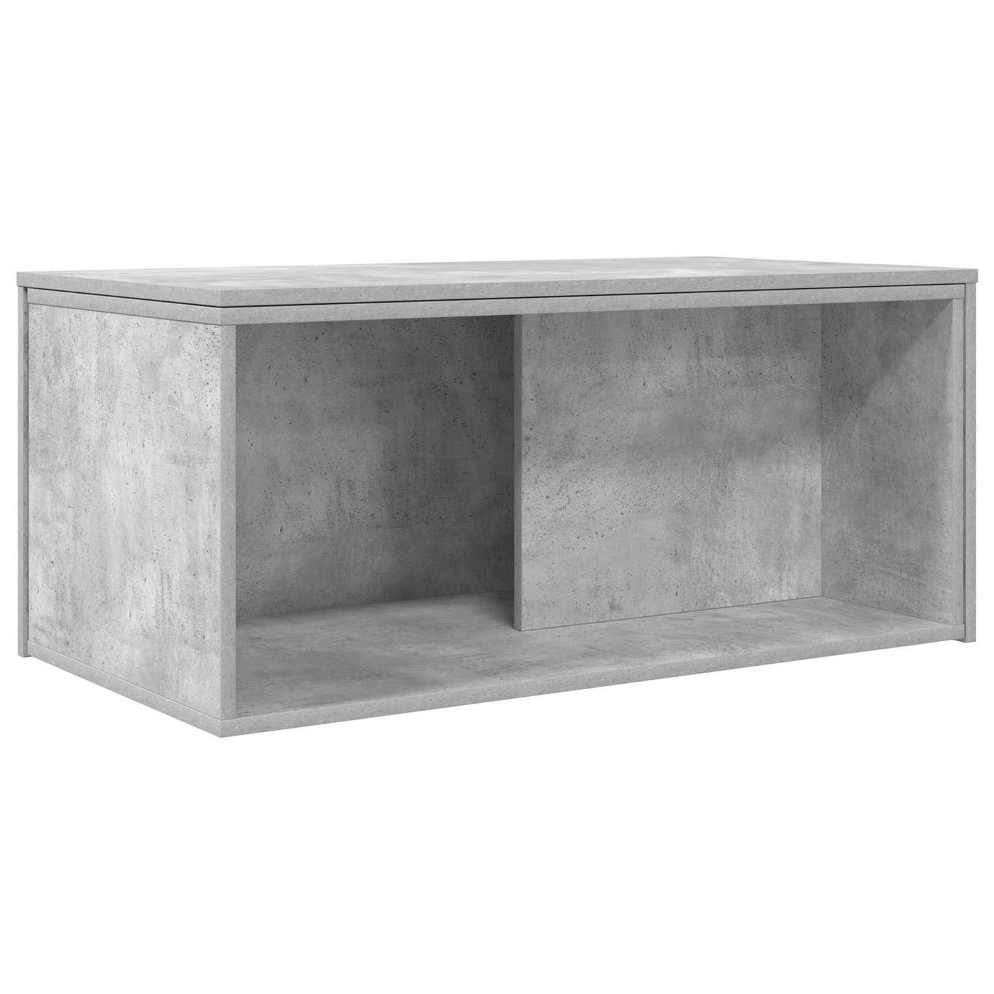 Set di Tavolini da Caffè 2 pcs Grigio cemento Legno multistrato | homemem39