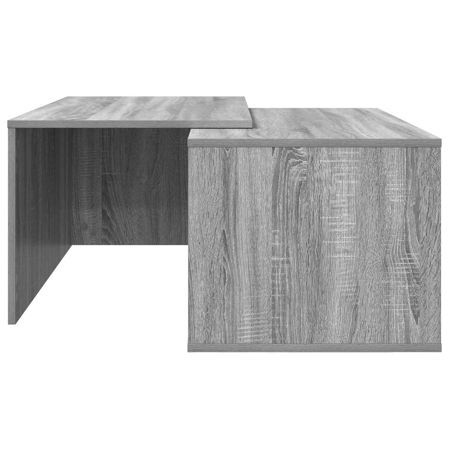 Set di Tavolini da Caffè 2 pcs Grigio Sonoma Legno multistrato