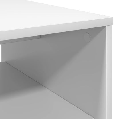 Tavolino da salotto Bianco 60 x 50 x 40 cm Legno multistrato | homemem39