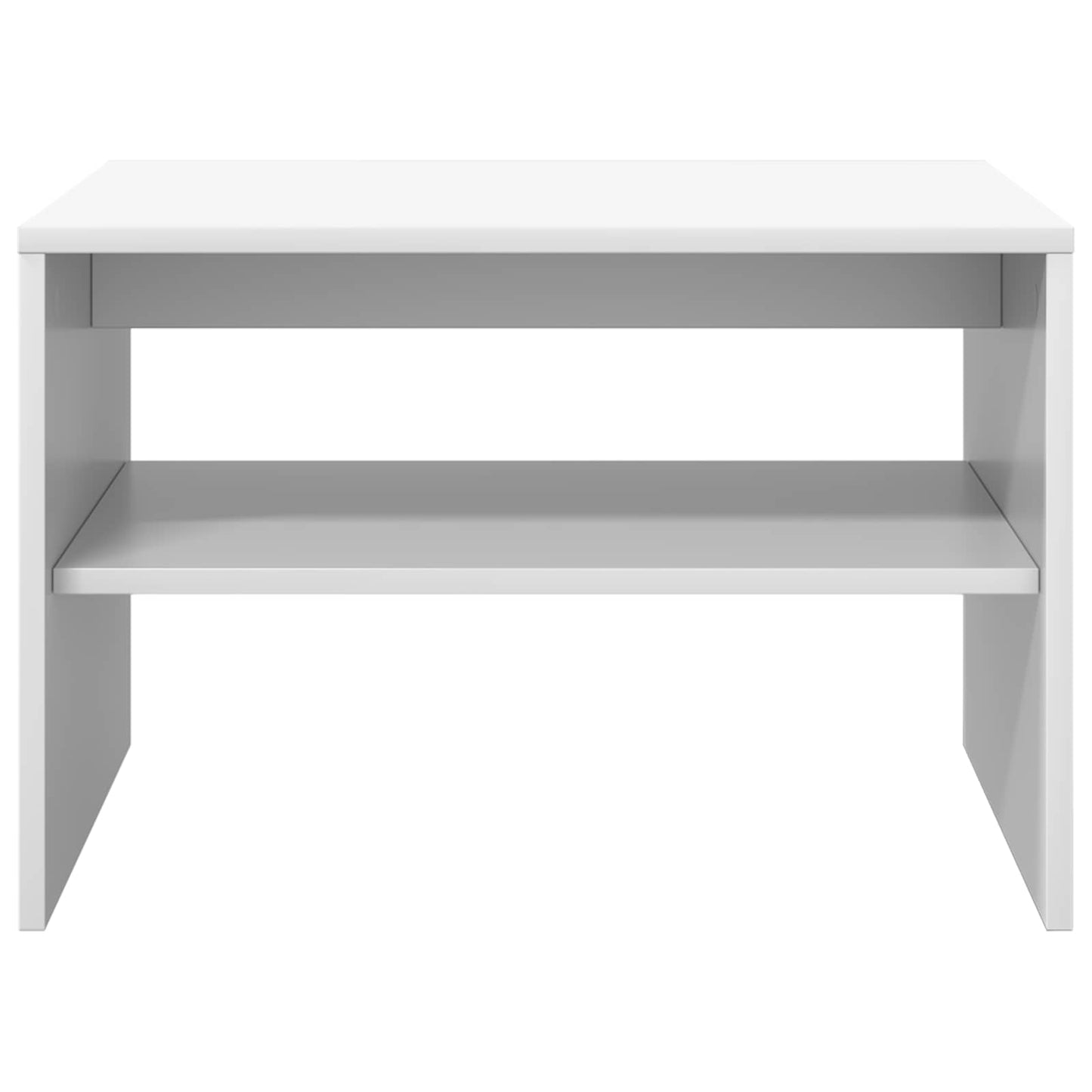 Tavolino da salotto Bianco 60 x 50 x 40 cm Legno multistrato | homemem39