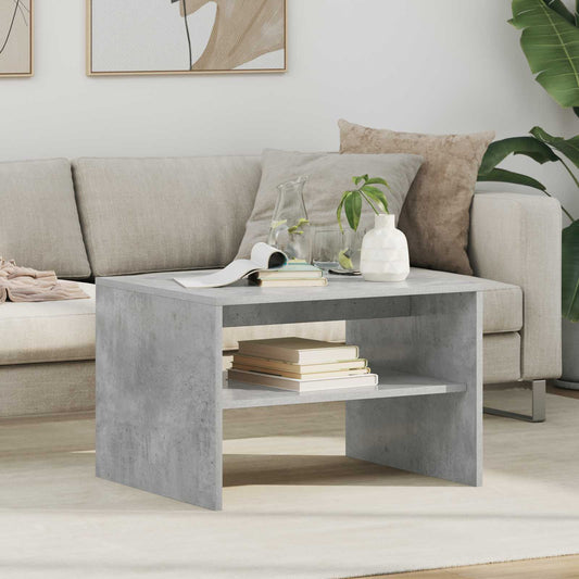 Tavolino da salotto Grigio cemento 60 x 50 x 40 cm | homemem39