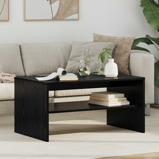 Tavolino da salotto Rovere Nero 80 x 50 x 40 cm | homemem39