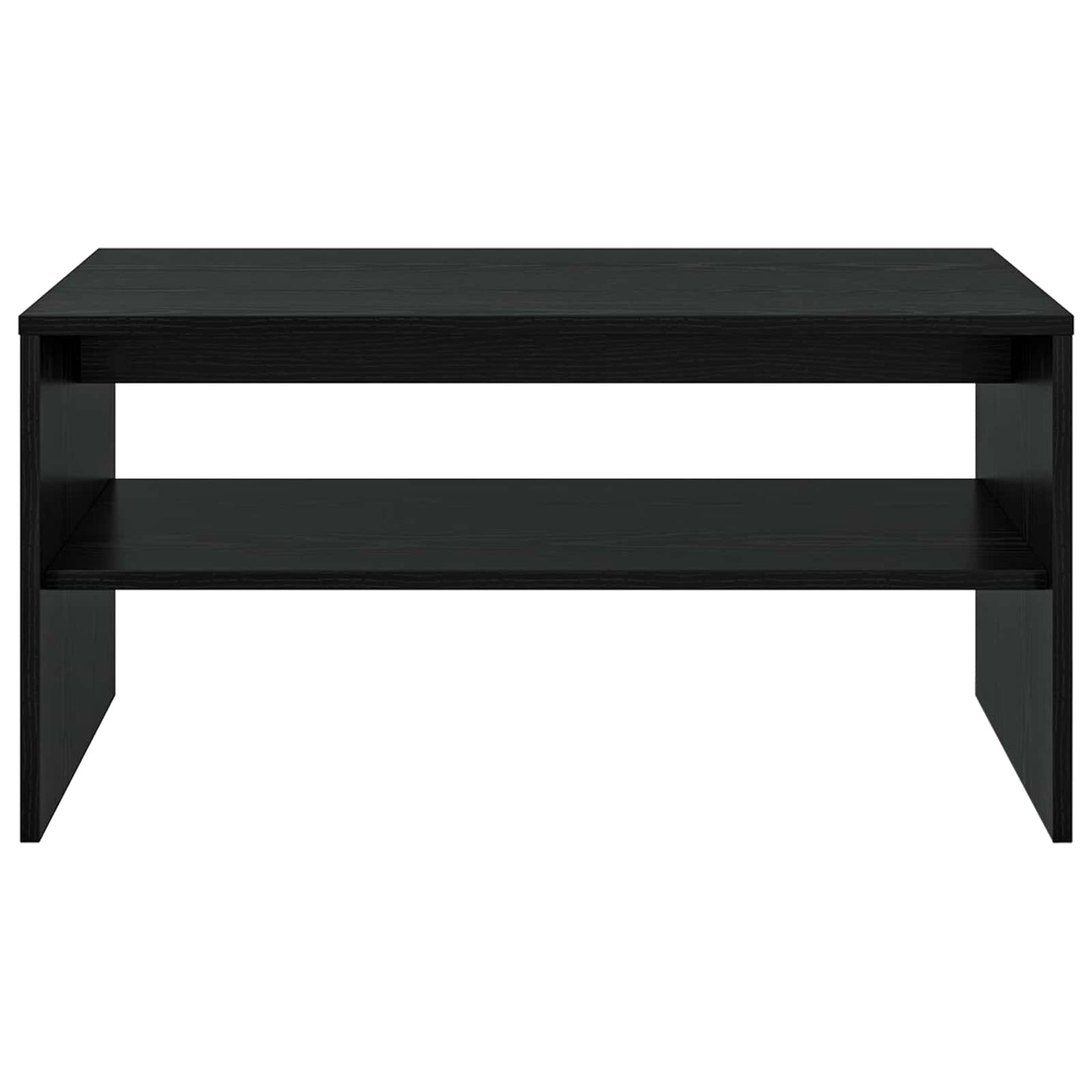 Tavolino da salotto Rovere Nero 80 x 50 x 40 cm