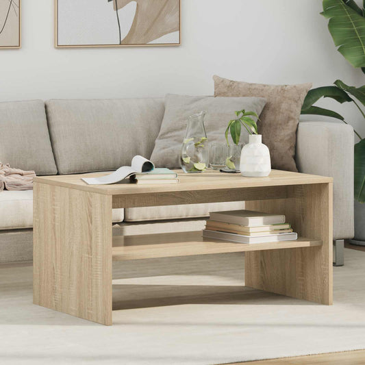Tavolino da salotto Rovere Sonoma 80 x 50 x 40 cm | homemem39