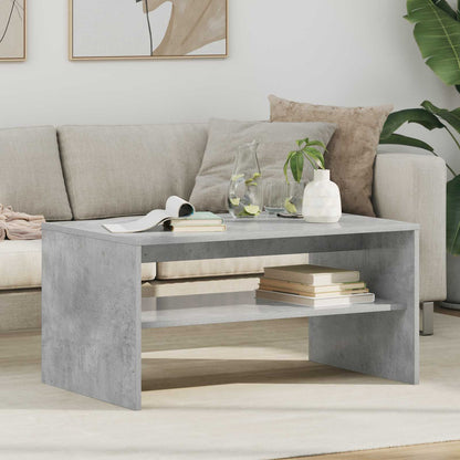 Tavolino da salotto Grigio cemento 80 x 50 x 40 cm | homemem39