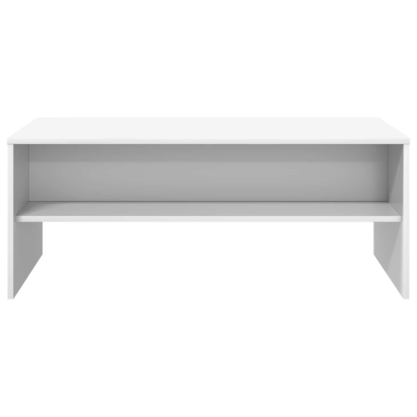 Tavolino da salotto Bianco 100 x 50 x 40 cm Legno multistrato | homemem39