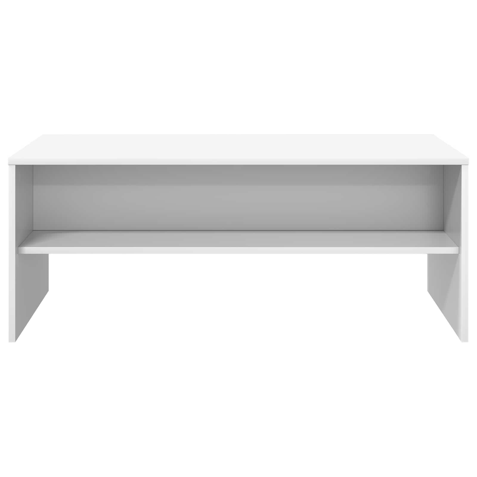 Tavolino da salotto Bianco 100 x 50 x 40 cm Legno multistrato | homemem39