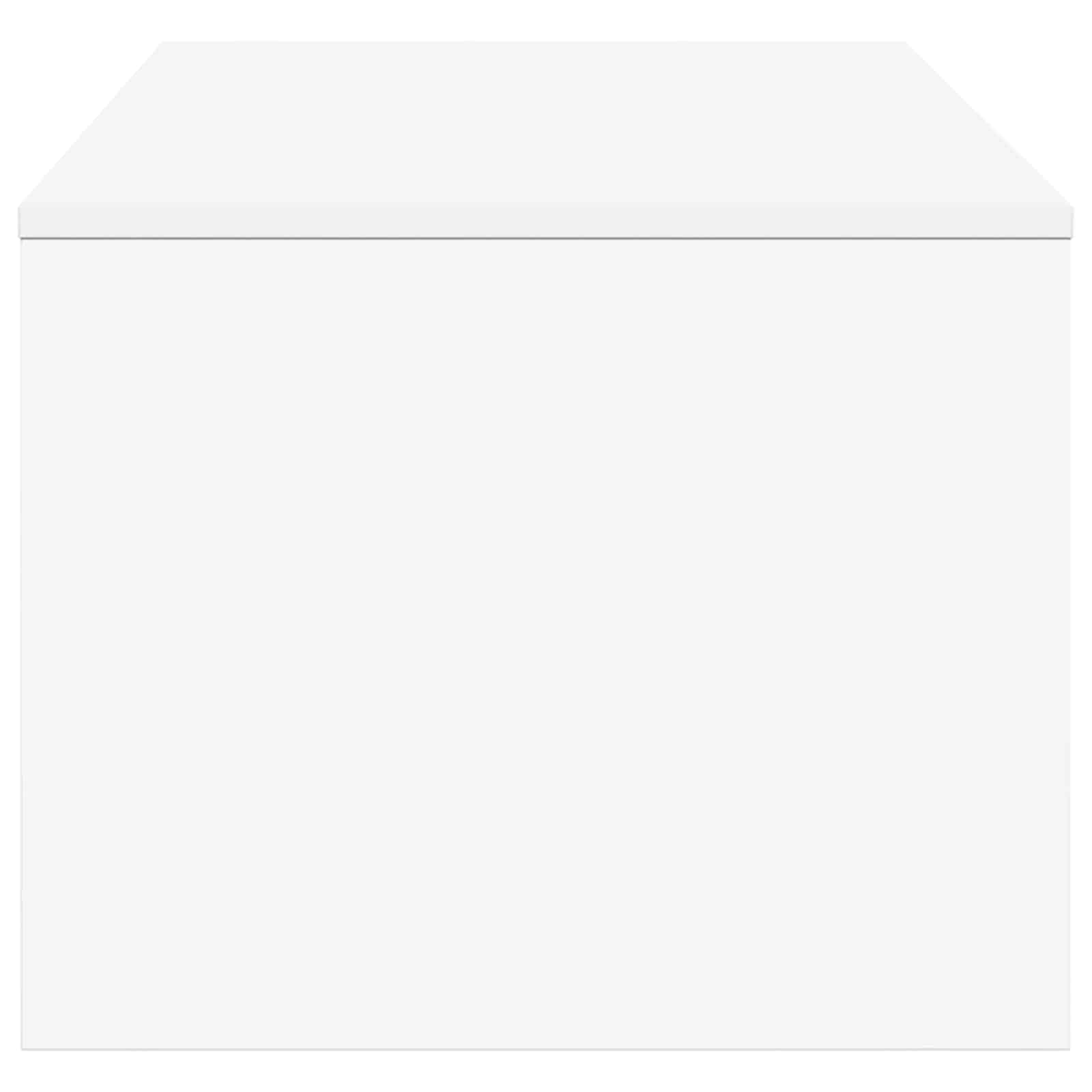 Tavolino da salotto Bianco 100 x 50 x 40 cm Legno multistrato | homemem39