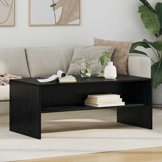 Tavolino da salotto Rovere Nero 100 x 50 x 40 cm | homemem39