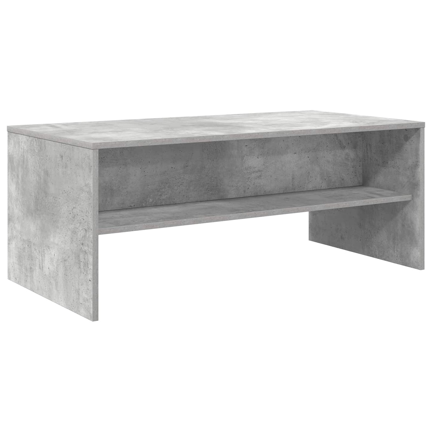 Tavolino da salotto Grigio cemento 100 x 50 x 40 cm | homemem39