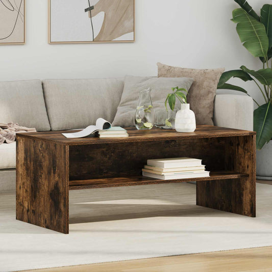 Tavolino da salotto Rovere fumé 100 x 50 x 40 cm | homemem39