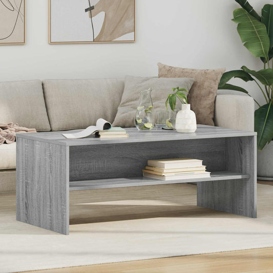Tavolino da salotto Grigio Sonoma 100 x 50 x 40 cm | homemem39
