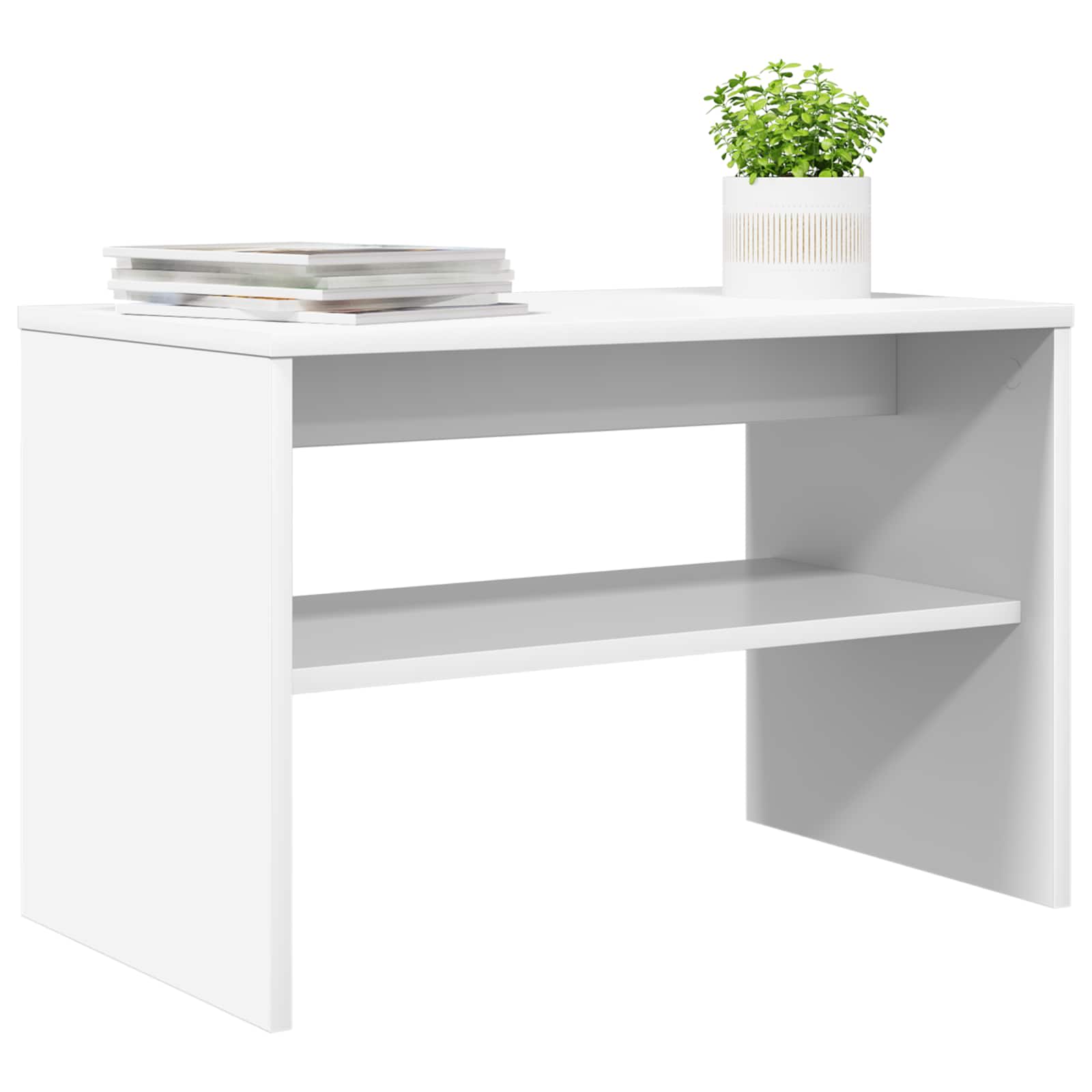 Mobile TV Bianco 60 x 35 x 40 cm Legno multistrato | homemem39