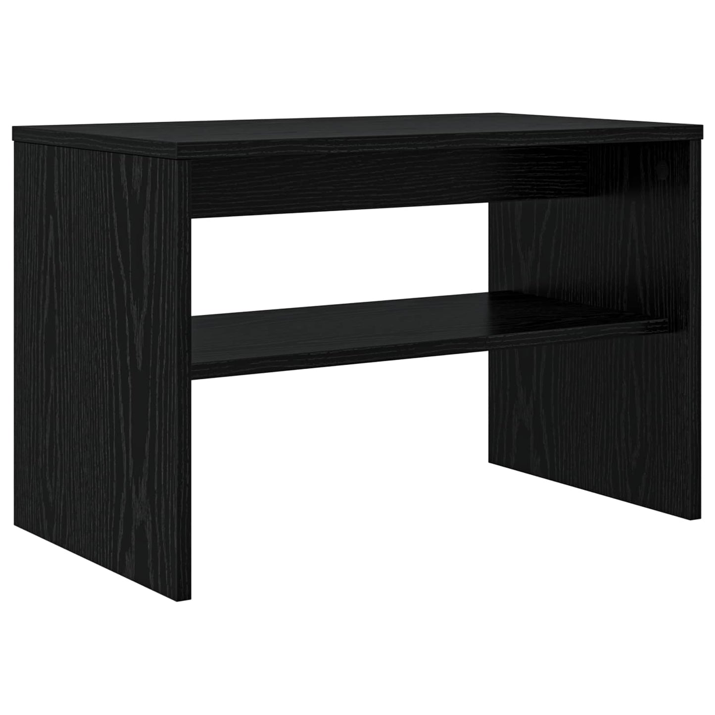 Mobile TV Rovere Nero 60 x 35 x 40 cm Legno multistrato