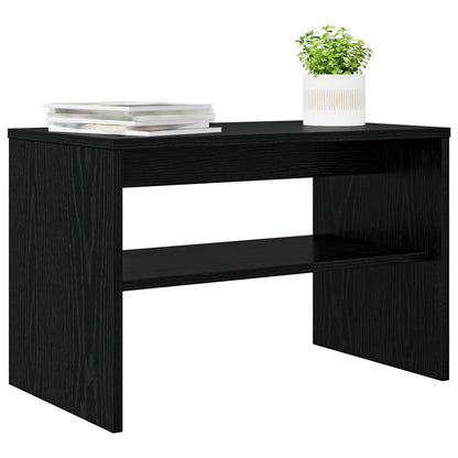 Mobile TV Rovere Nero 60 x 35 x 40 cm Legno multistrato