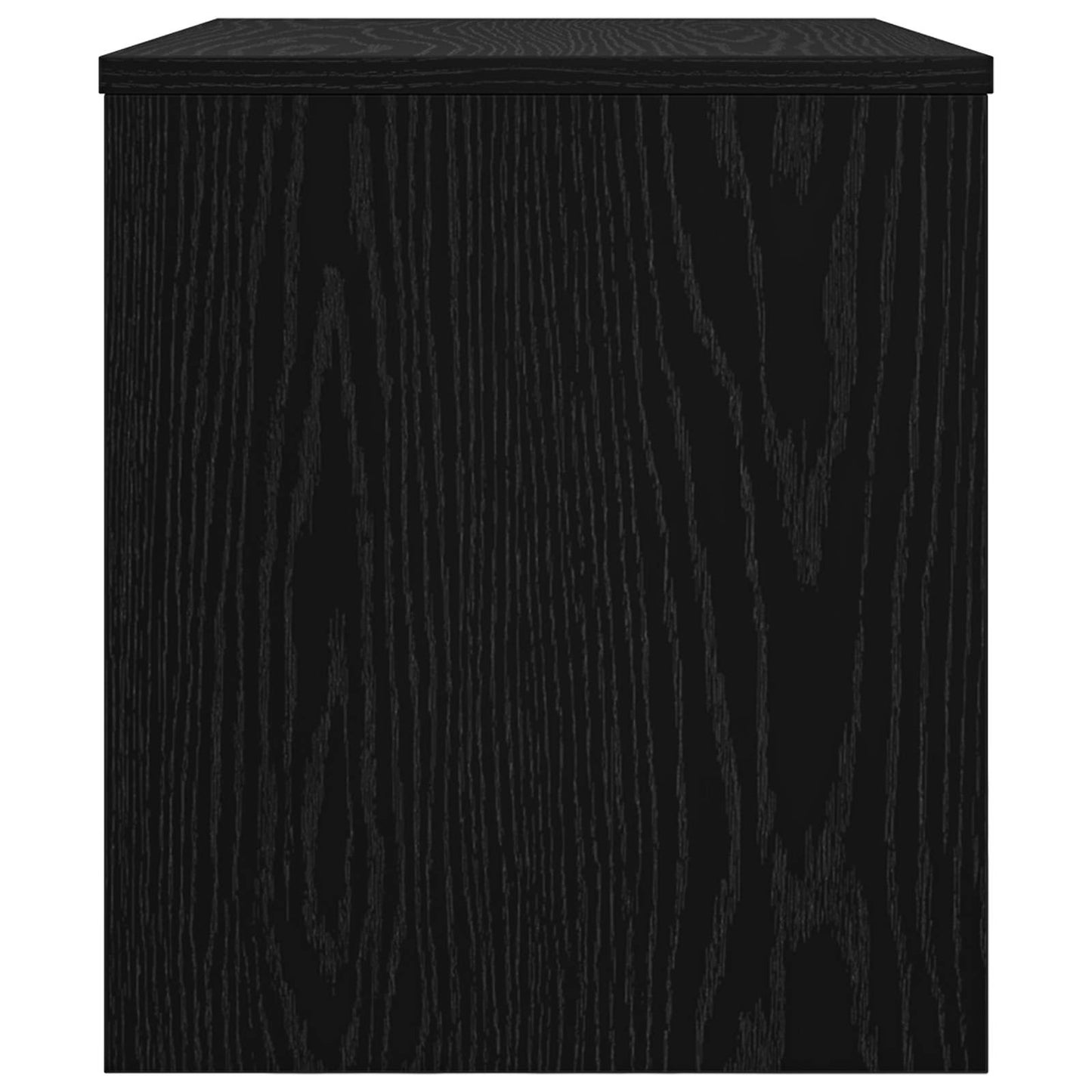 Mobile TV Rovere Nero 60 x 35 x 40 cm Legno multistrato