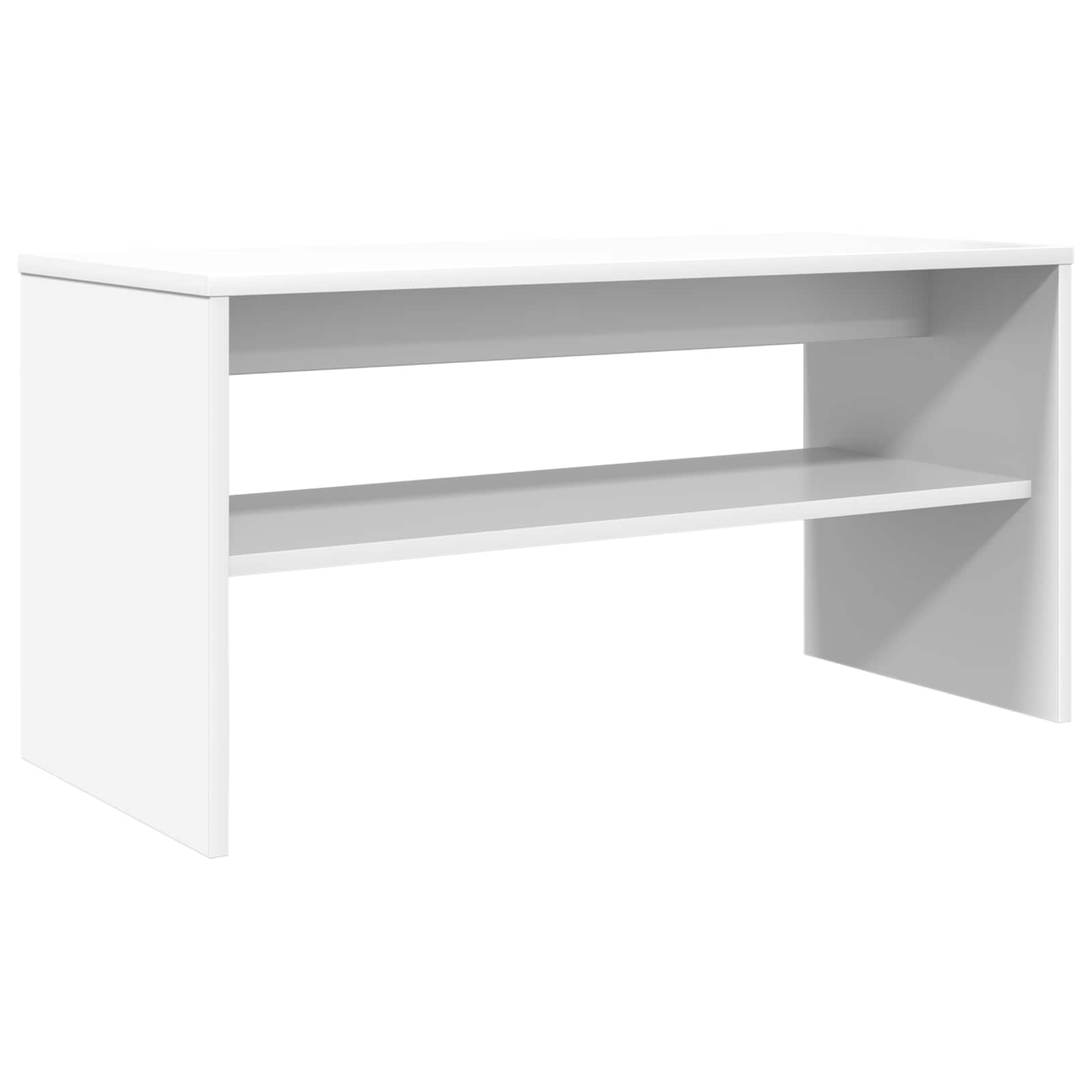 Mobile TV Bianco 80 x 35 x 40 cm Legno multistrato | homemem39