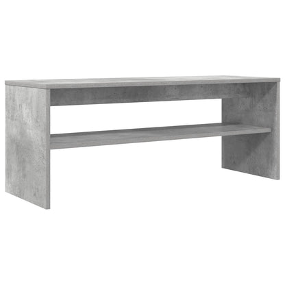 Mobile TV Grigio cemento 100 x 35 x 40 cm Legno multistrato - homemem39