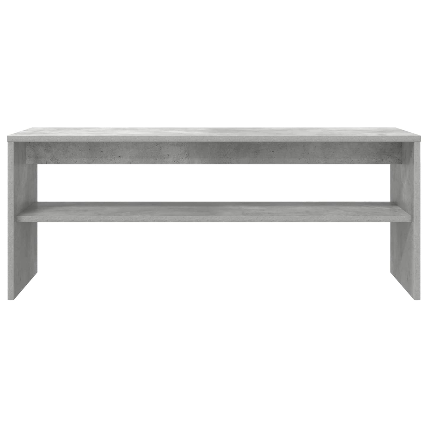 Mobile TV Grigio cemento 100 x 35 x 40 cm Legno multistrato - homemem39