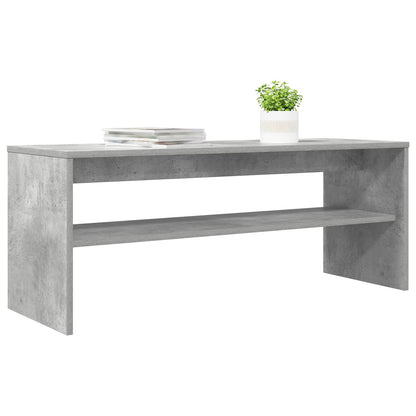 Mobile TV Grigio cemento 100 x 35 x 40 cm Legno multistrato - homemem39