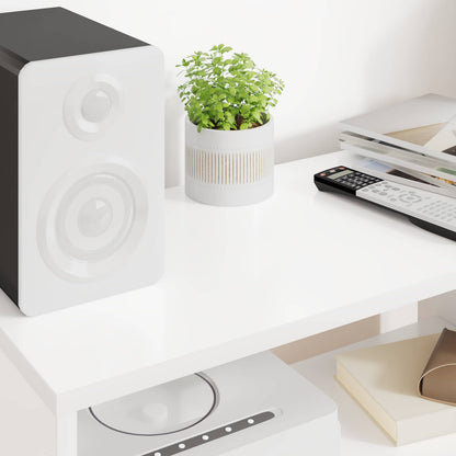 Mobile TV Bianco 60 x 30 x 40 cm Legno multistrato - homemem39