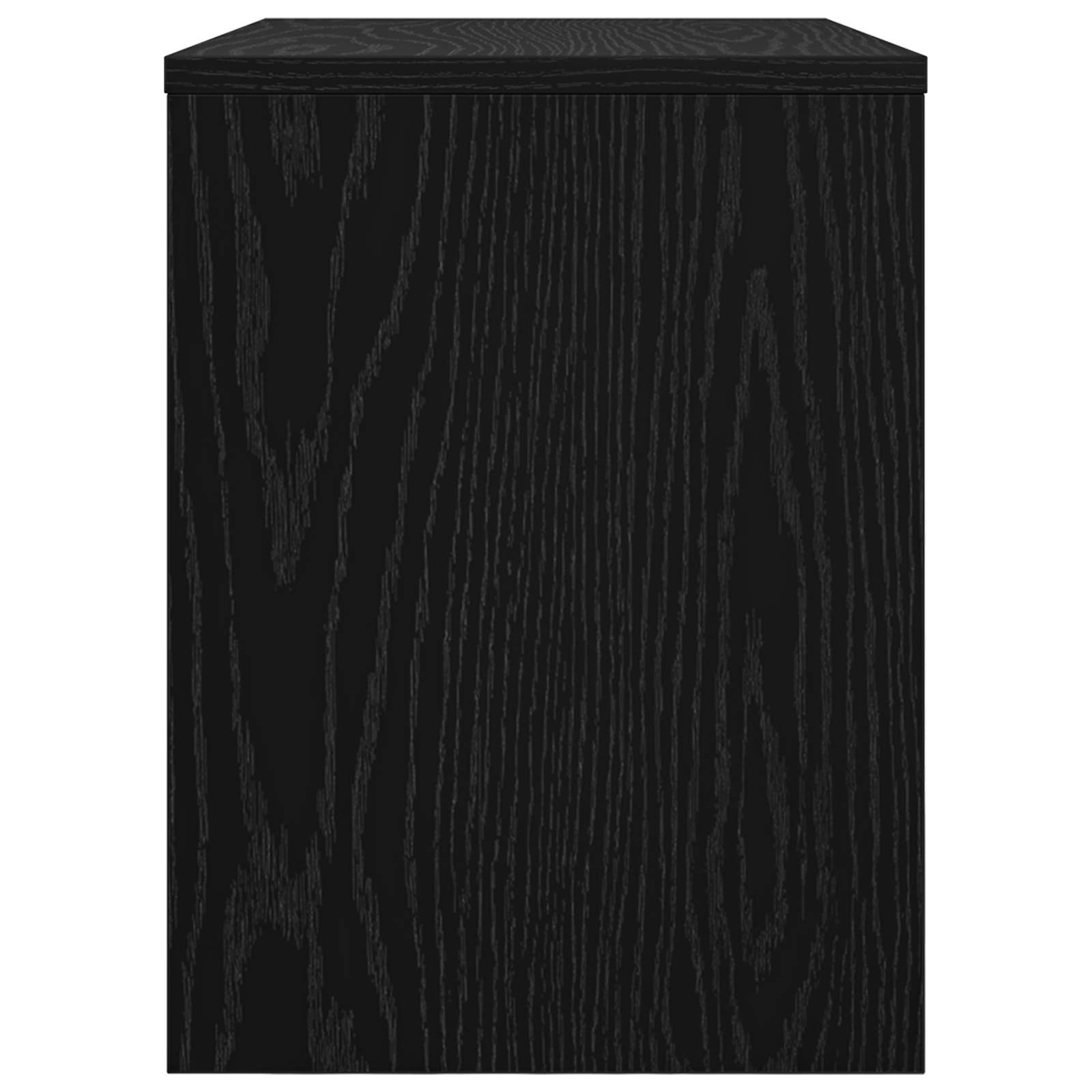 Mobile TV Rovere Nero 60 x 30 x 40 cm Legno multistrato - homemem39