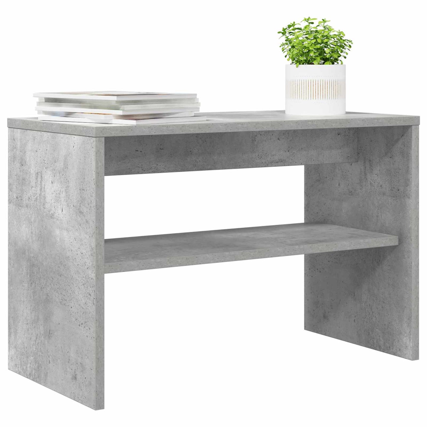 Mobile TV Grigio cemento 60 x 30 x 40 cm Legno multistrato - homemem39