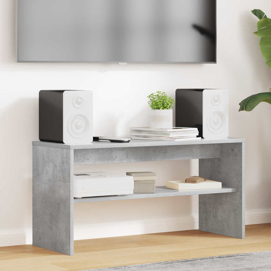 Mobile TV Grigio cemento 80 x 30 x 40 cm Legno multistrato