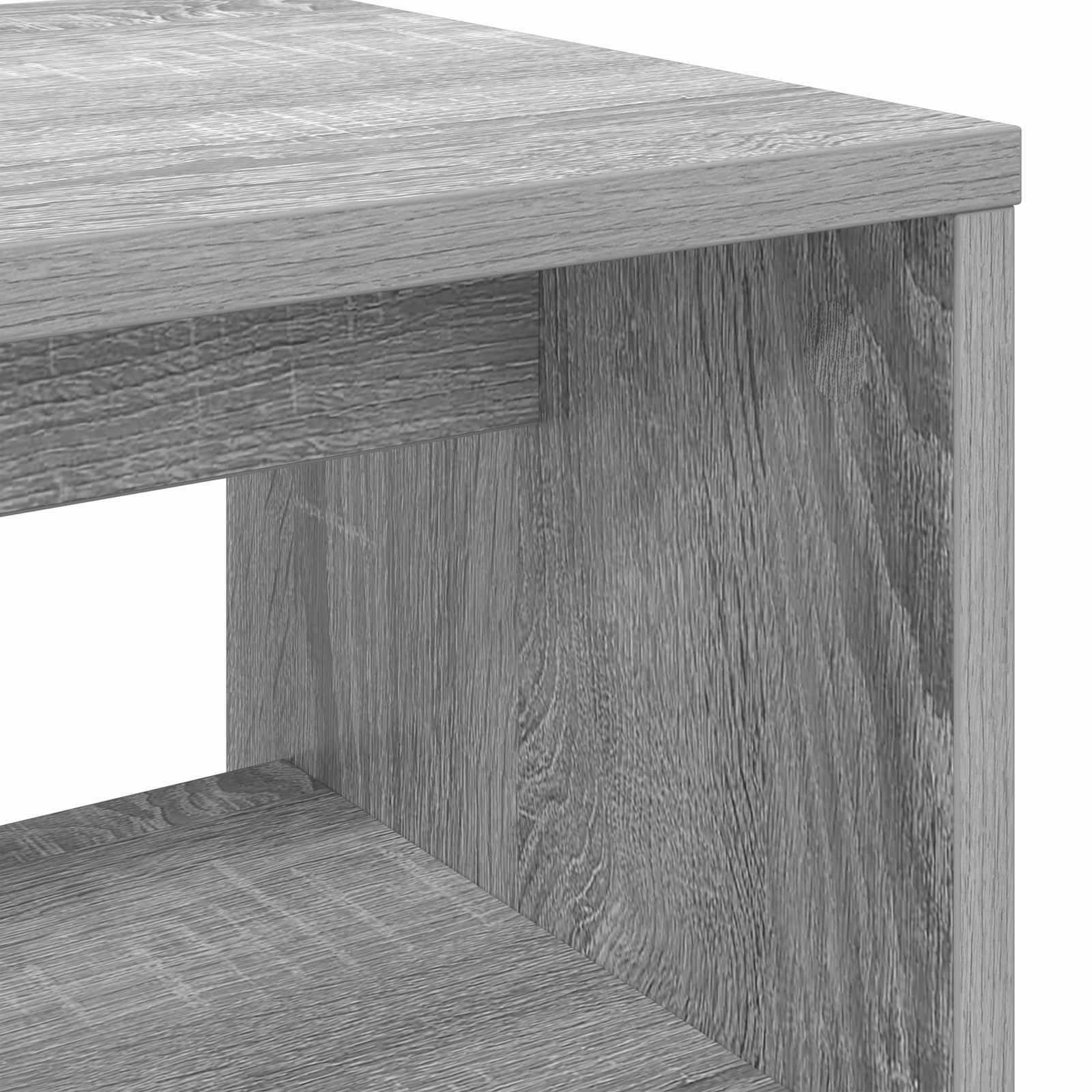 Mobile TV Grigio Sonoma 80 x 30 x 40 cm Legno multistrato - homemem39