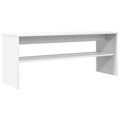 Mobile TV Bianco 100 x 30 x 40 cm Legno multistrato - homemem39
