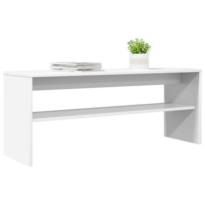 Mobile TV Bianco 100 x 30 x 40 cm Legno multistrato - homemem39