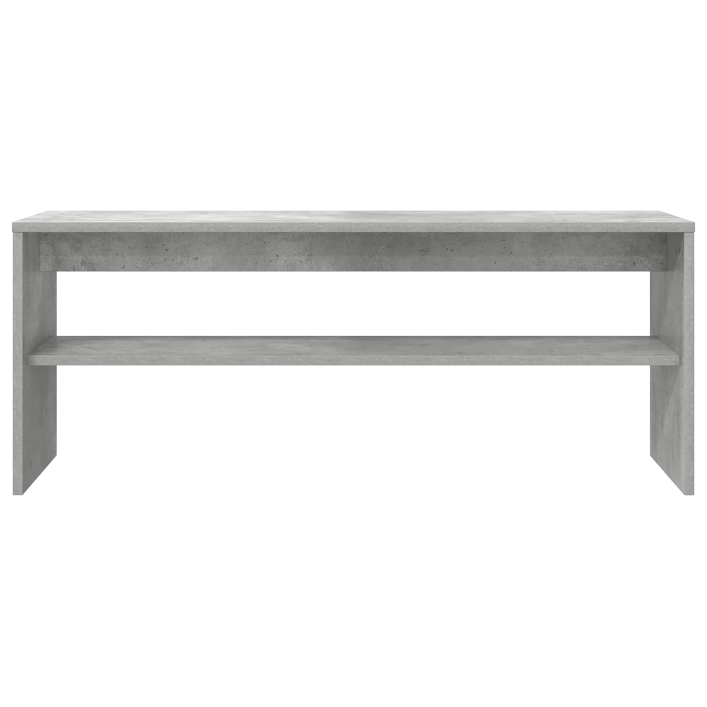 Mobile TV Grigio cemento 100 x 30 x 40 cm Legno multistrato - homemem39