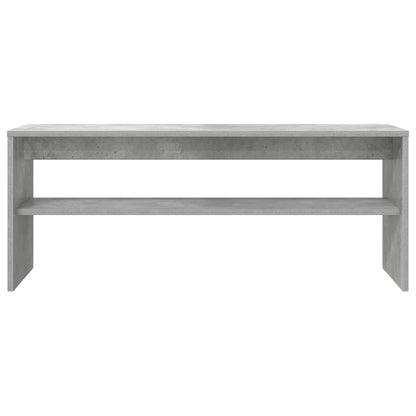 Mobile TV Grigio cemento 100 x 30 x 40 cm Legno multistrato - homemem39