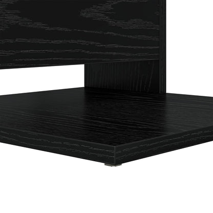 Tavolo laterale Rovere Nero 40 x 35 x 60,5 cm Legno multistrato | homemem39