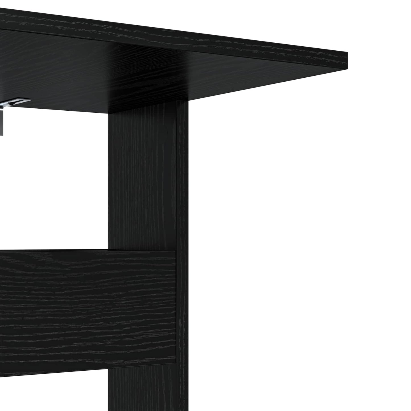 Tavolo laterale Rovere Nero 40 x 35 x 60,5 cm Legno multistrato | homemem39
