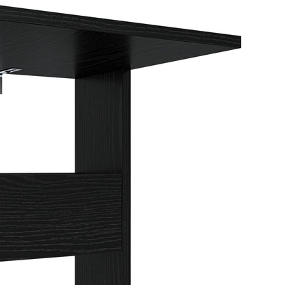 Tavolo laterale Rovere Nero 40 x 35 x 60,5 cm Legno multistrato | homemem39
